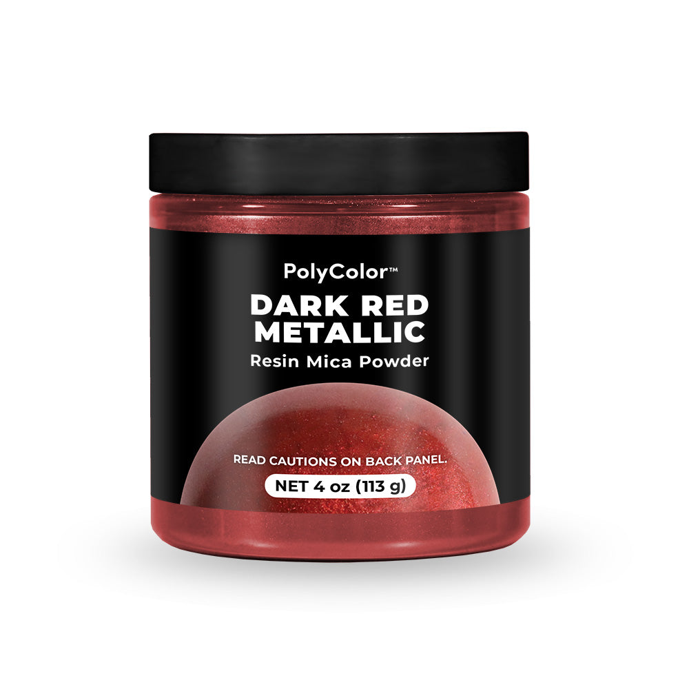 PolyColor Dark Red Metallic Resin Mica Powder