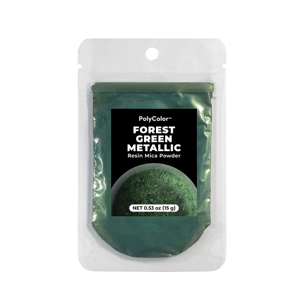 PolyColor Forest Green Metallic Resin Mica Powder
