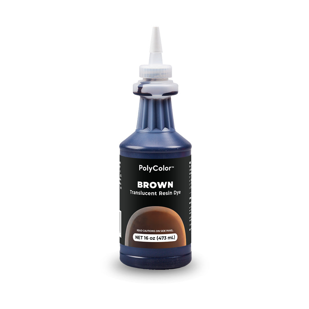 PolyColor Flo Brown Dye 16oz bottle