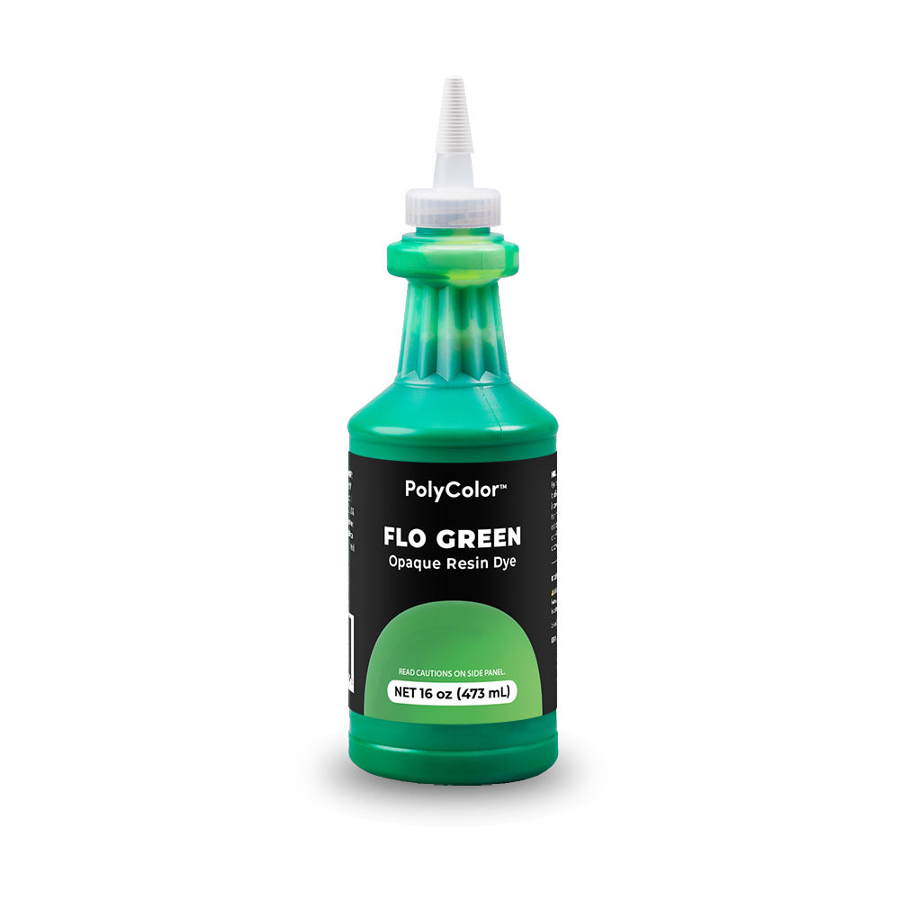 PolyColor Flo Green Dye 16oz bottle