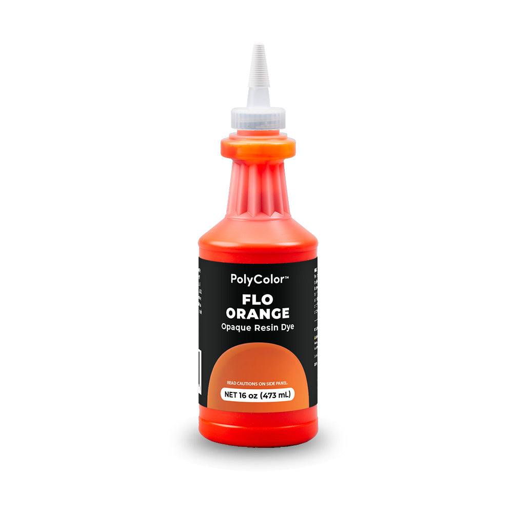 PolyColor Flo Orange Dye 16oz bottle