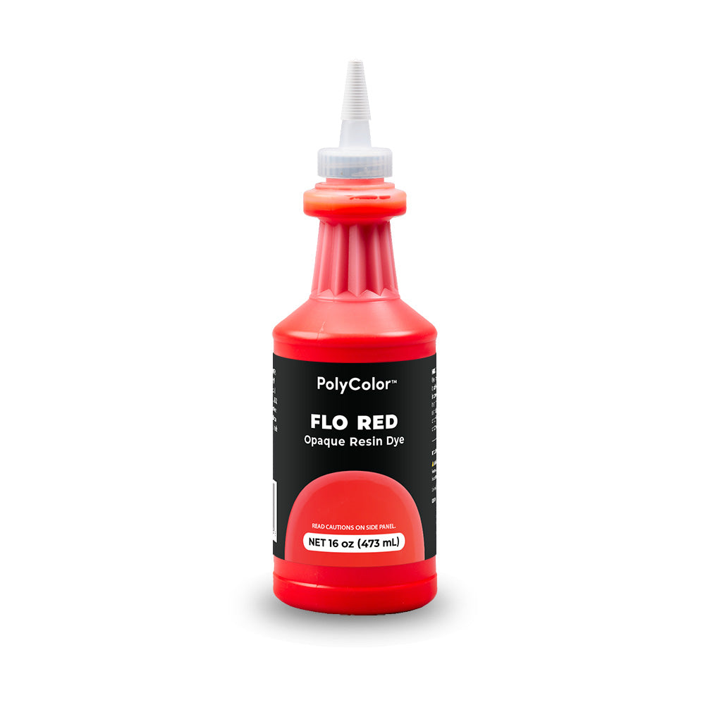 PolyColor Flo Red Dye 16oz bottle
