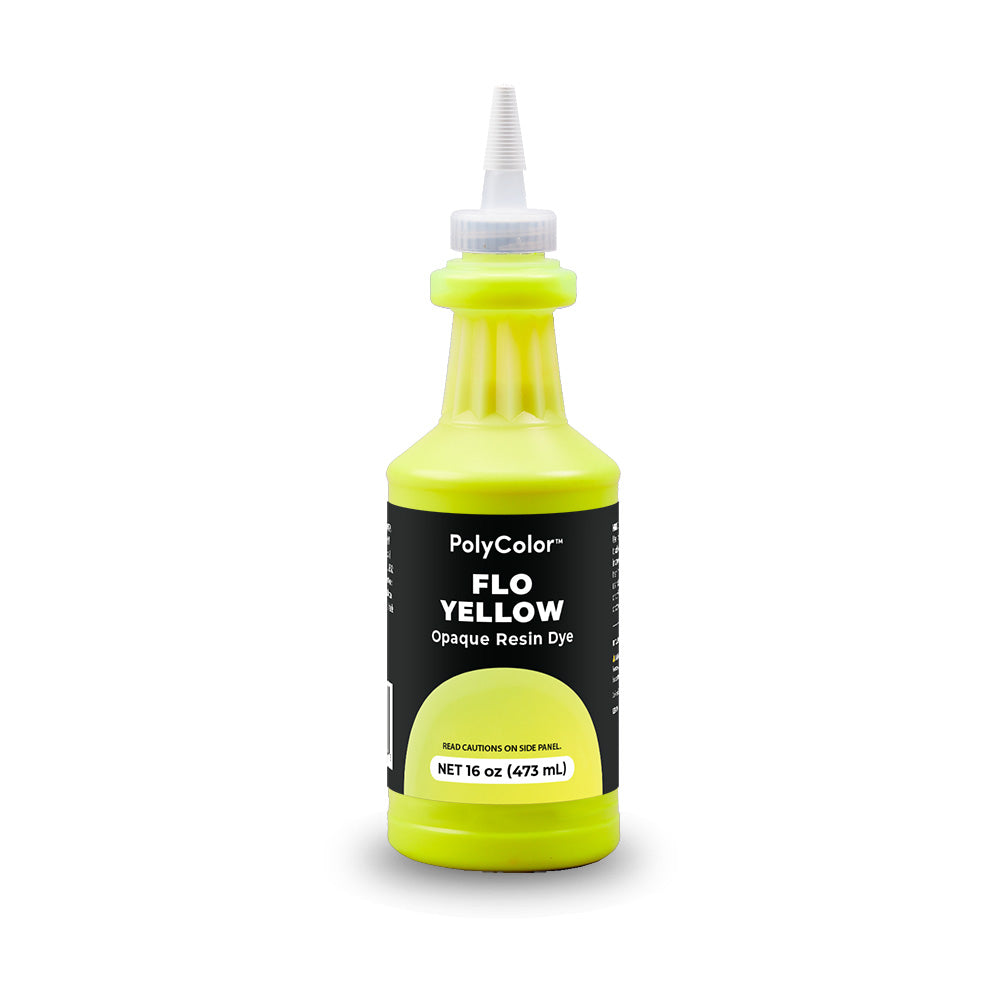 PolyColor Flo Yellow Dye 16oz bottle