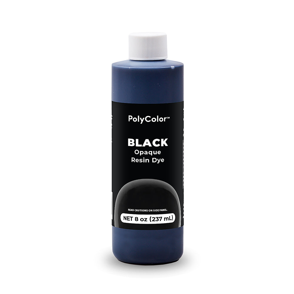 PolyColor Black Dye 8oz bottle