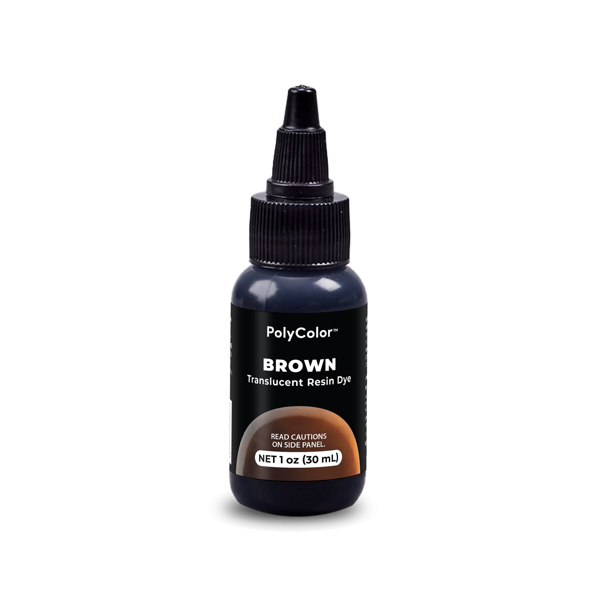 PolyColor Brown Translucent Resin Dye 1oz bottle