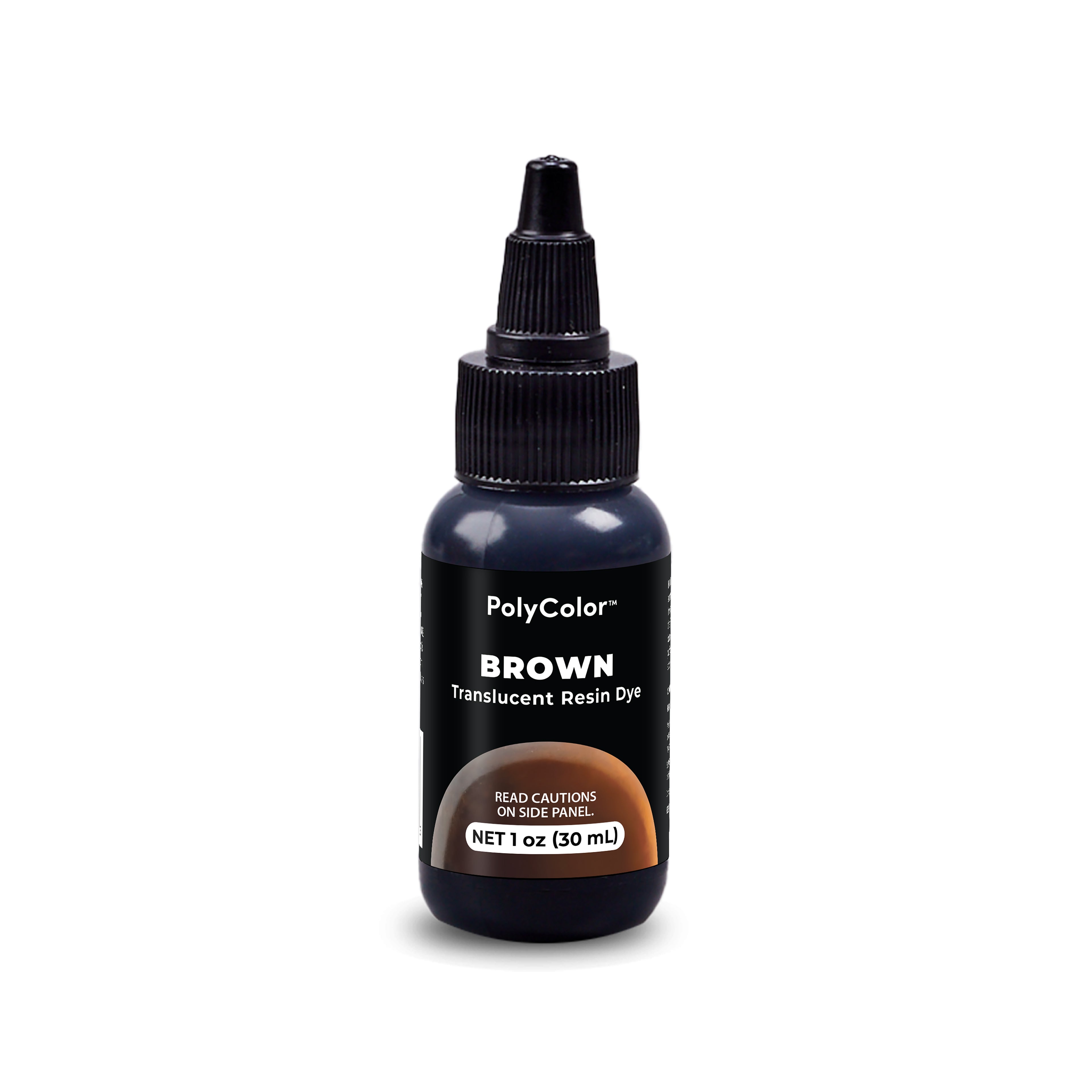 PolyColor Brown Translucent Resin Dye 1oz bottle