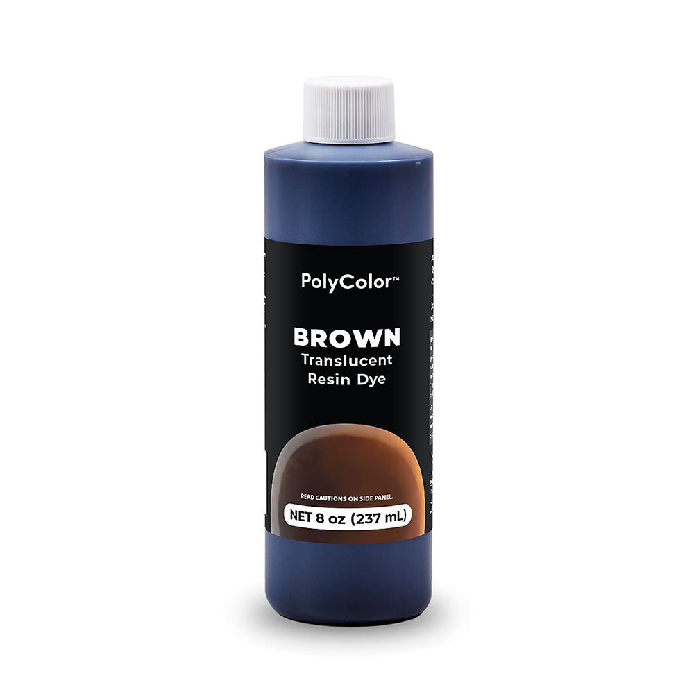 PolyColor Brown Dye 8oz bottle