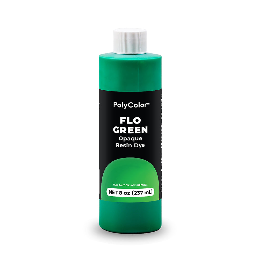 PolyColor Flo Green Dye 8oz bottle