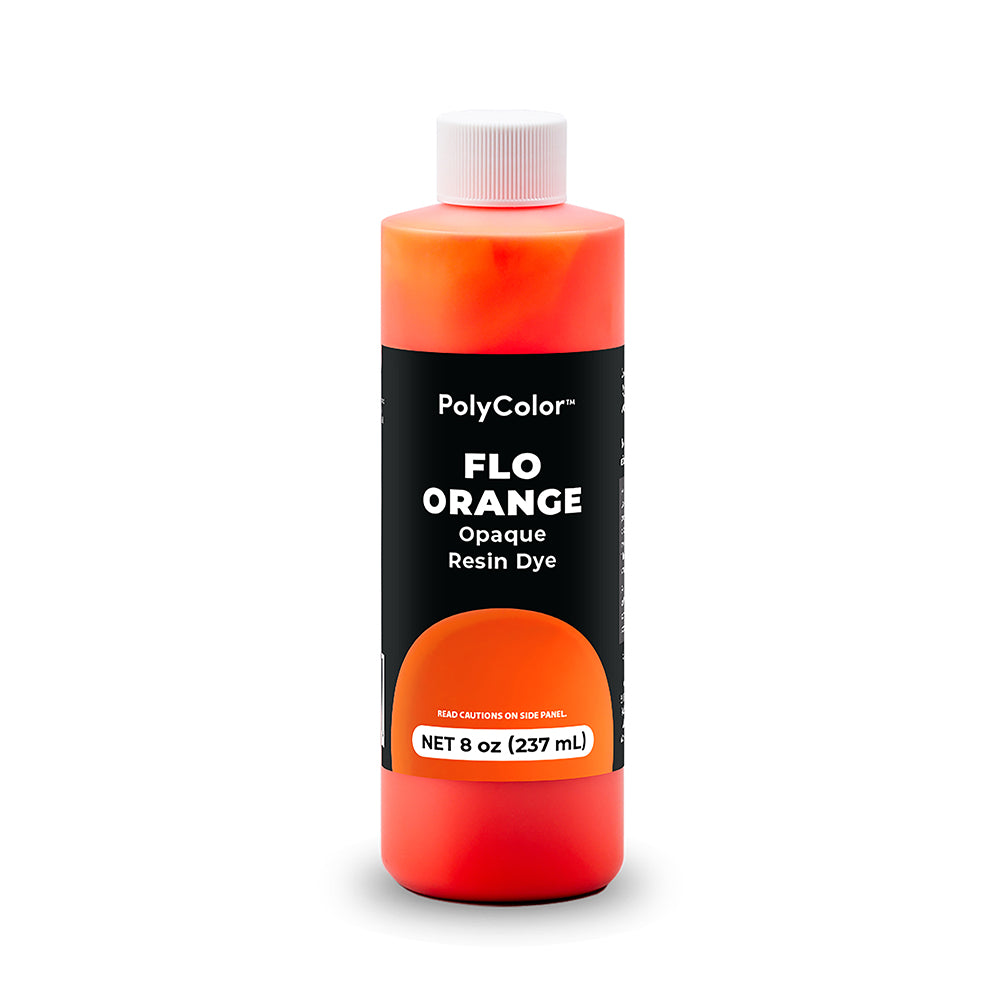 PolyColor Flo Orange Dye 8oz bottle