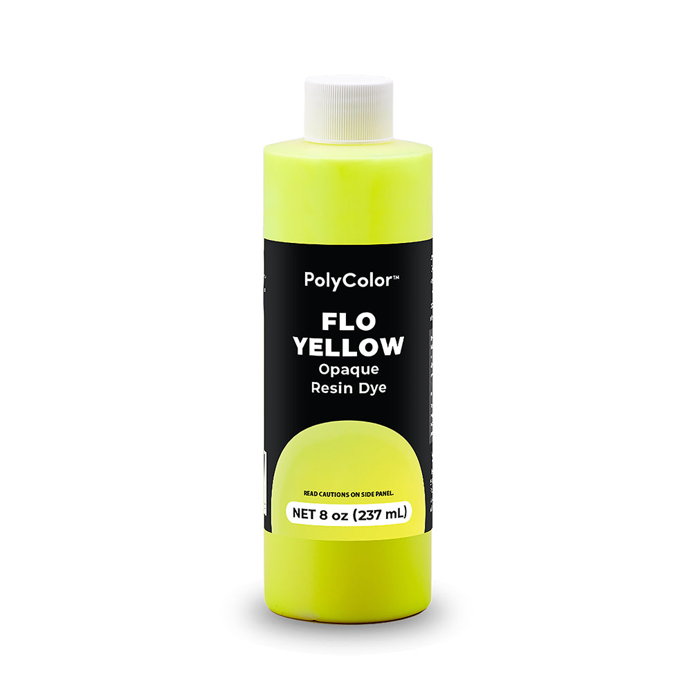 PolyColor Flo Yellow Dye 8oz bottle