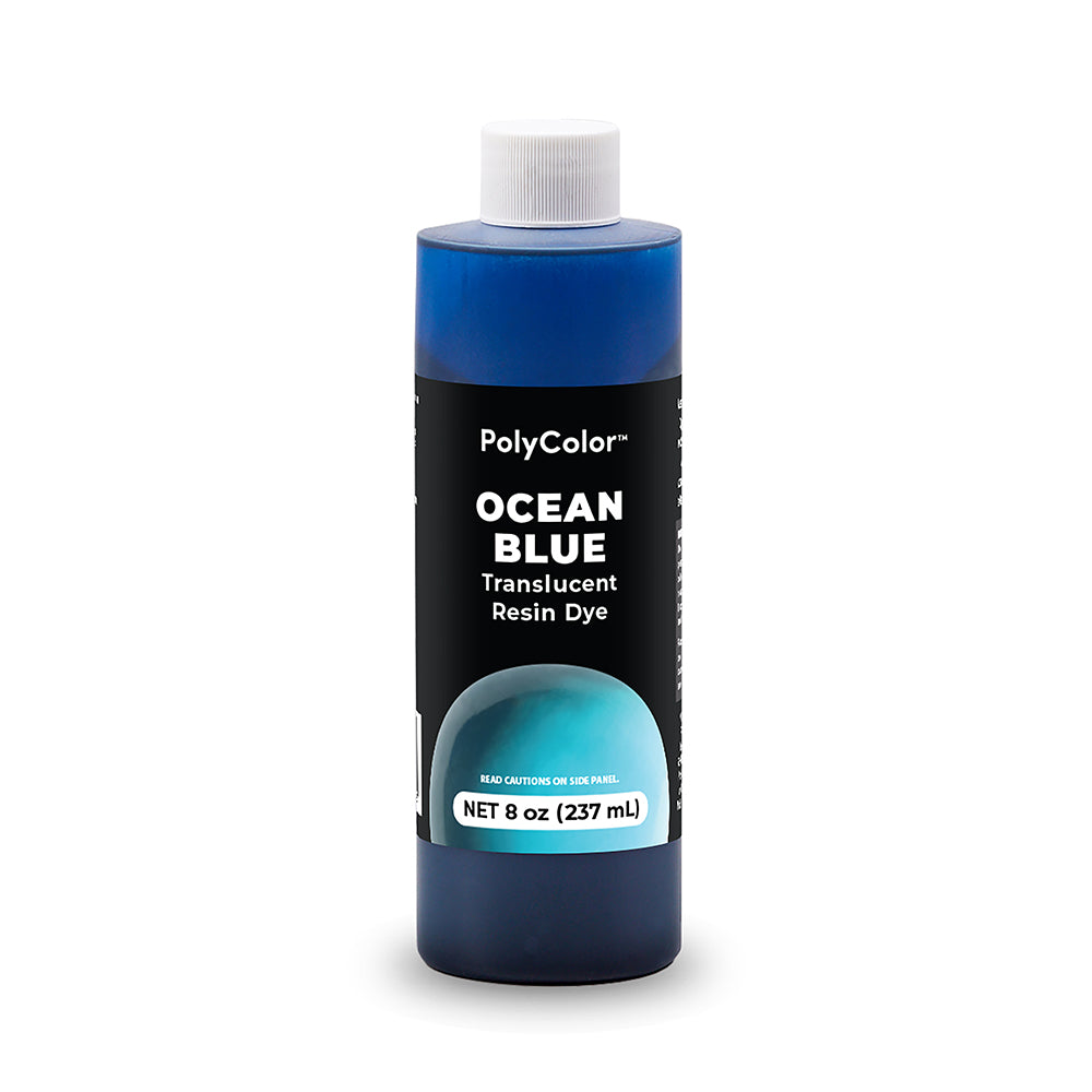 PolyColor Ocean Blue Dye 8oz bottle