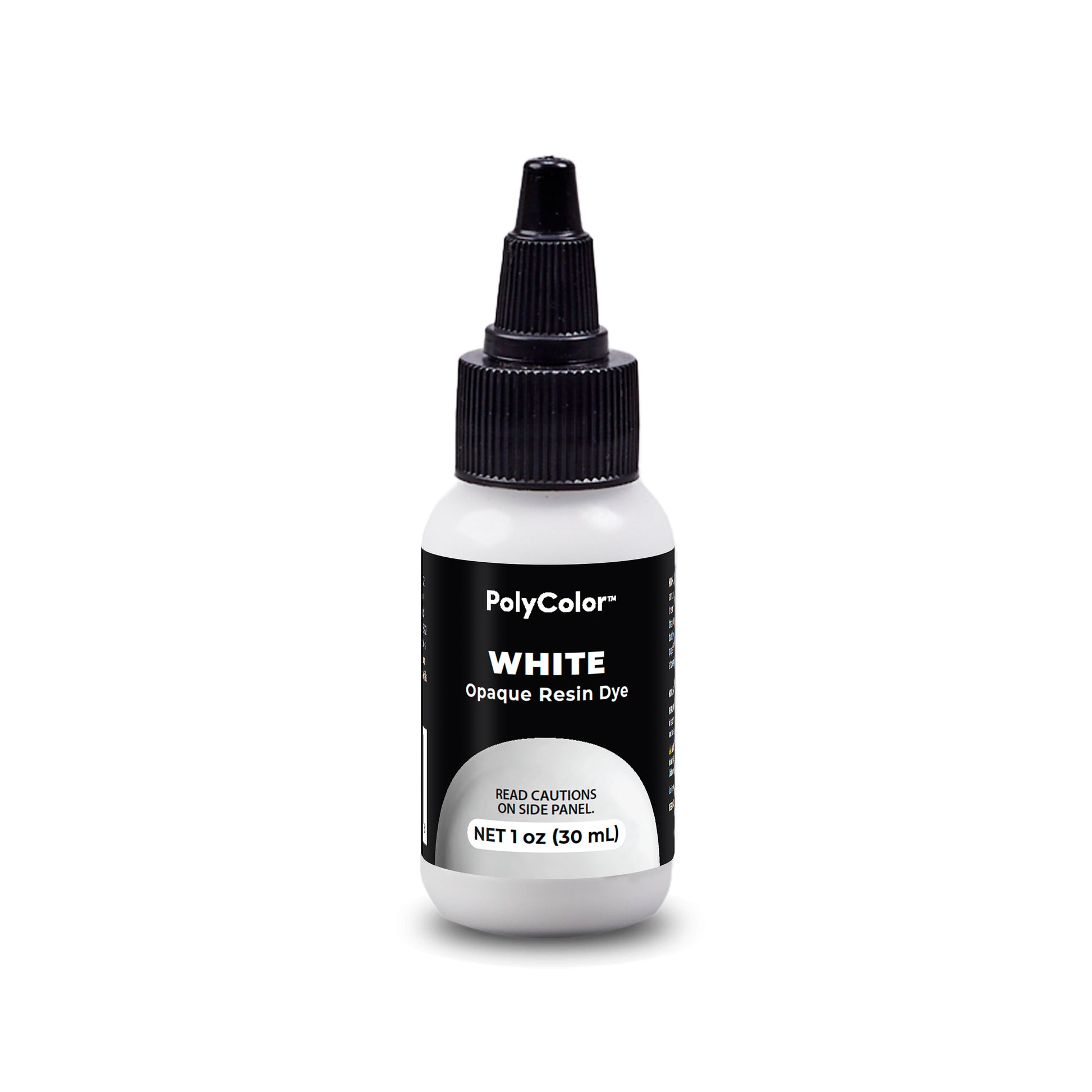 PolyColor White Opaque Resin Dye 1oz bottle