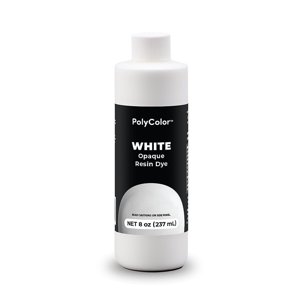 PolyColor White Dye 8oz bottle