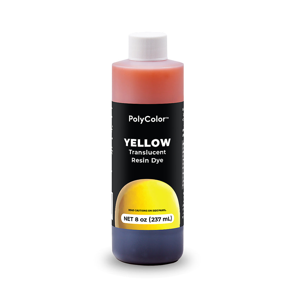 PolyColor Yellow Dye 8oz bottle