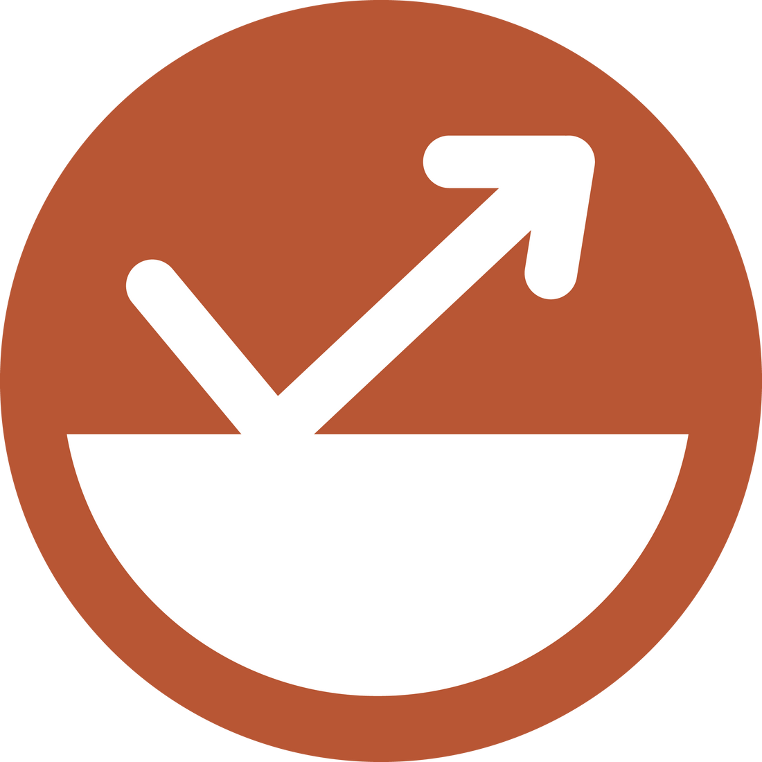 Icon with up arrow
