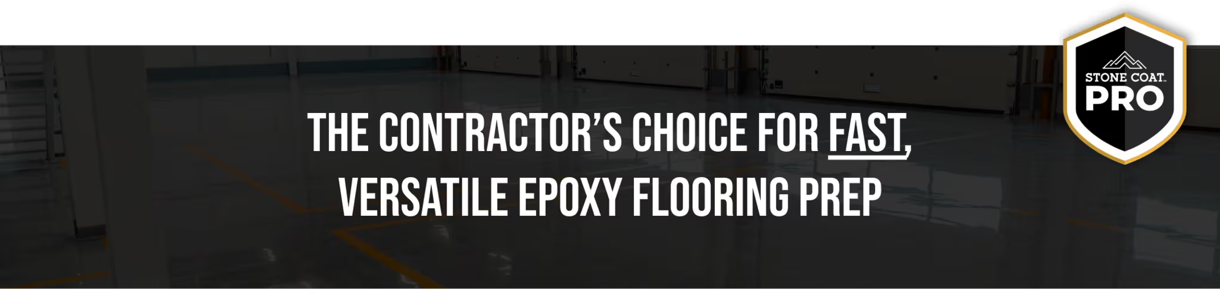The Contractor's Choice for Fast Versatile Epoxy Flooring Prep