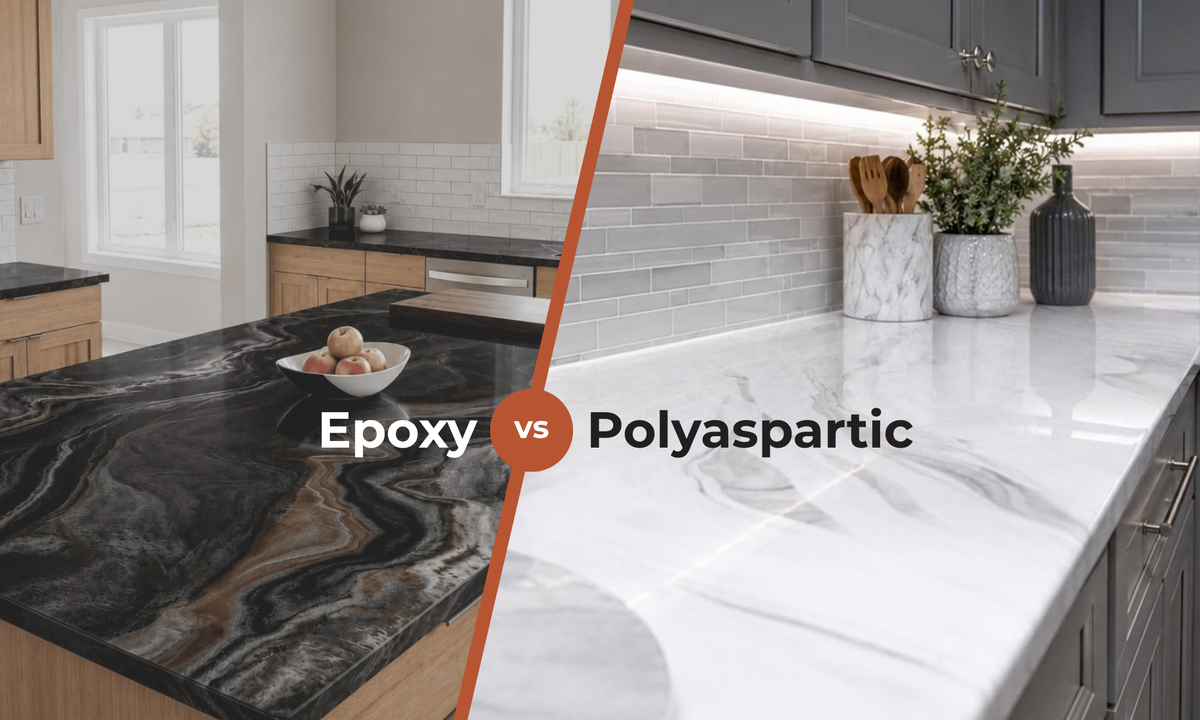 Epoxy vs. Polyaspartic Countertops: Which is Better?