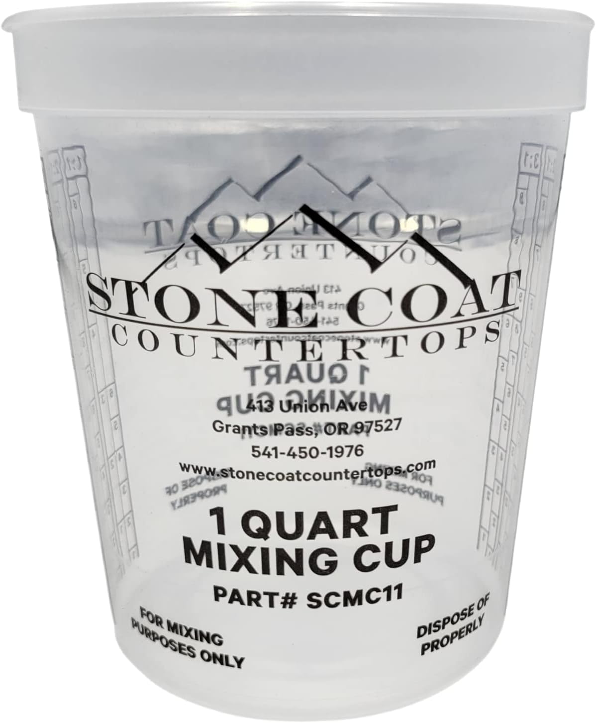 Stone Coat Measuring & Mixing Cup