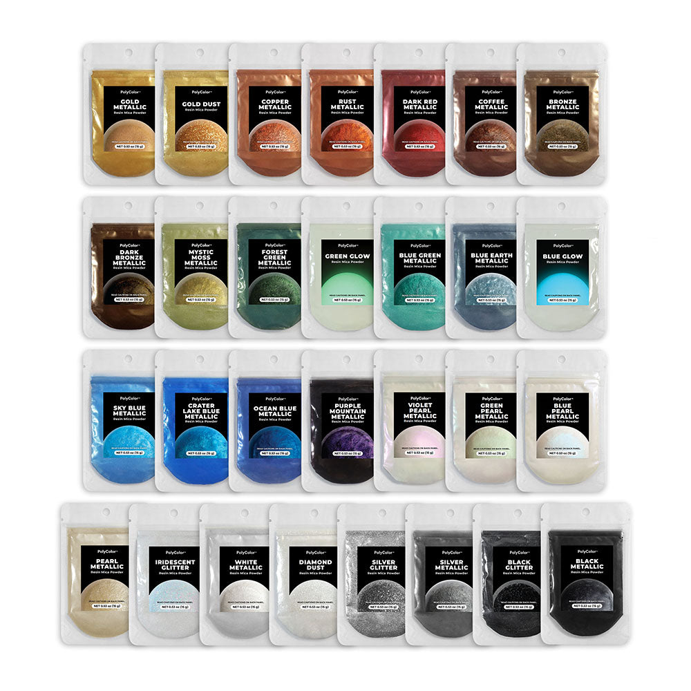 Assorted Metallic Powder colors