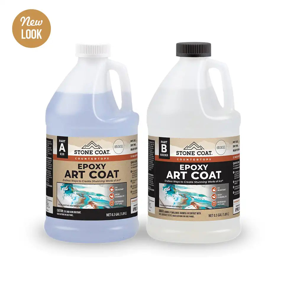 Art Coat Epoxy - For Art & Light Colored Countertops