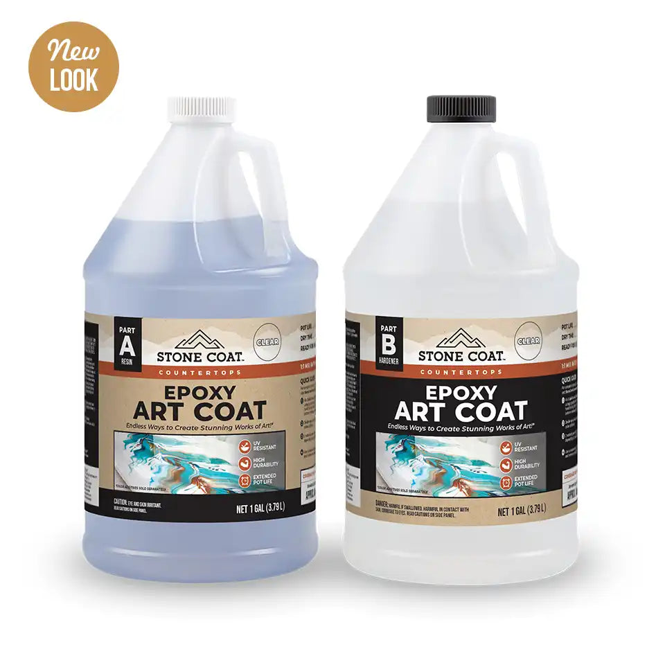 Art Coat Epoxy - For Art & Light Colored Countertops