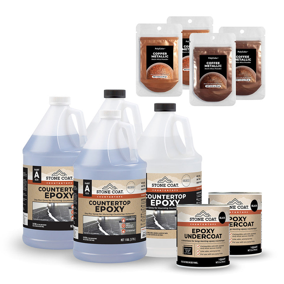 Baltic Brown Epoxy Countertop kit