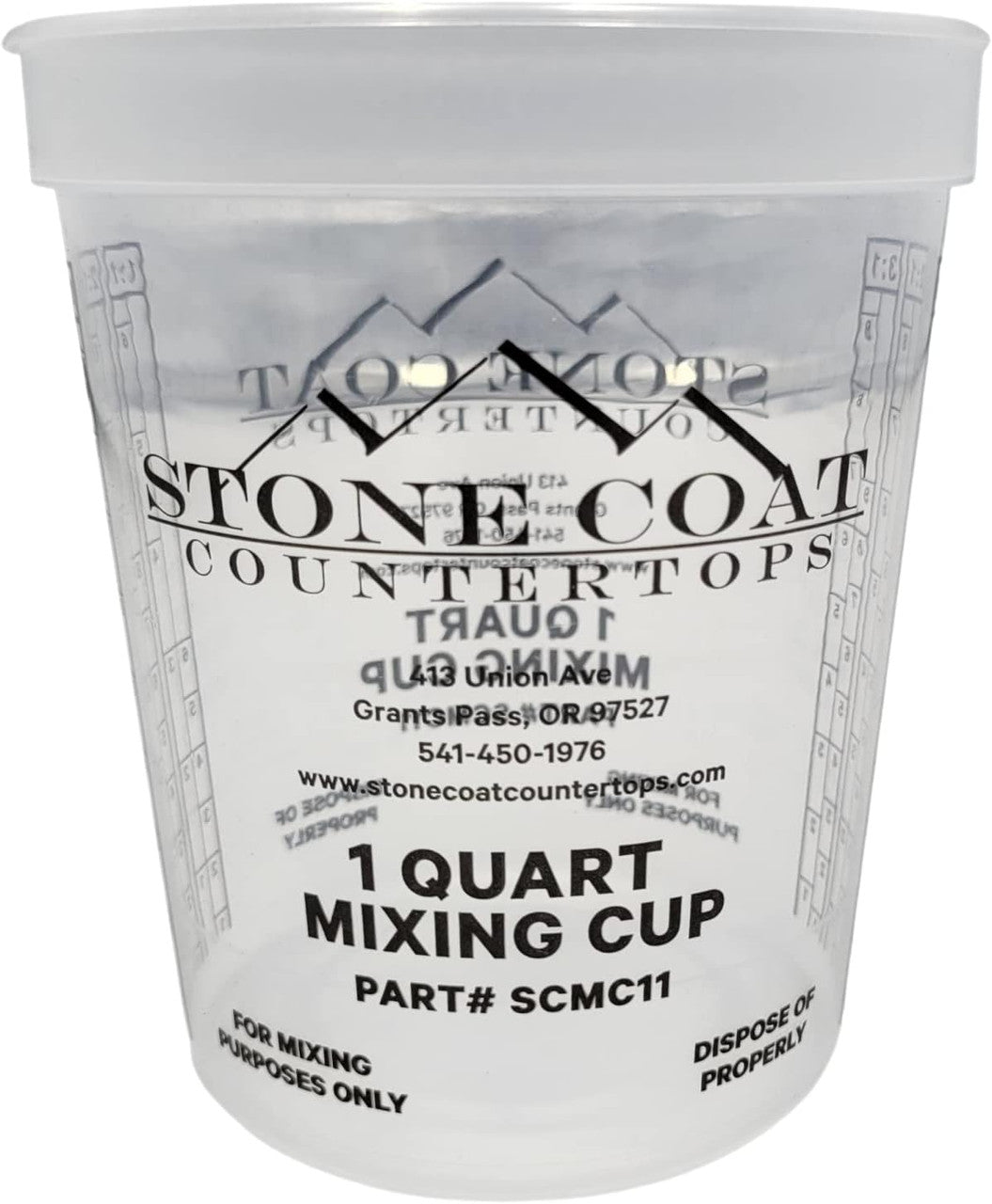 Stone Coat Countertops 1 Quart Mixing Cup