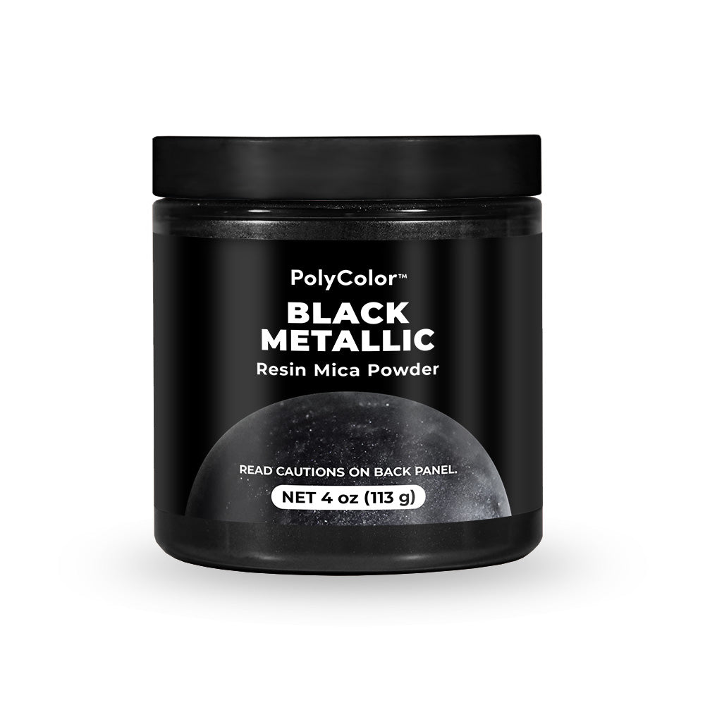 PolyColor Black Metallic Resin Mica Powder