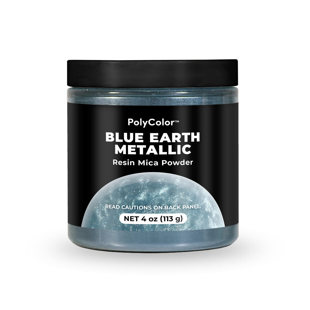 PolyColor Blue Earth Metallic Resin Mica Powder