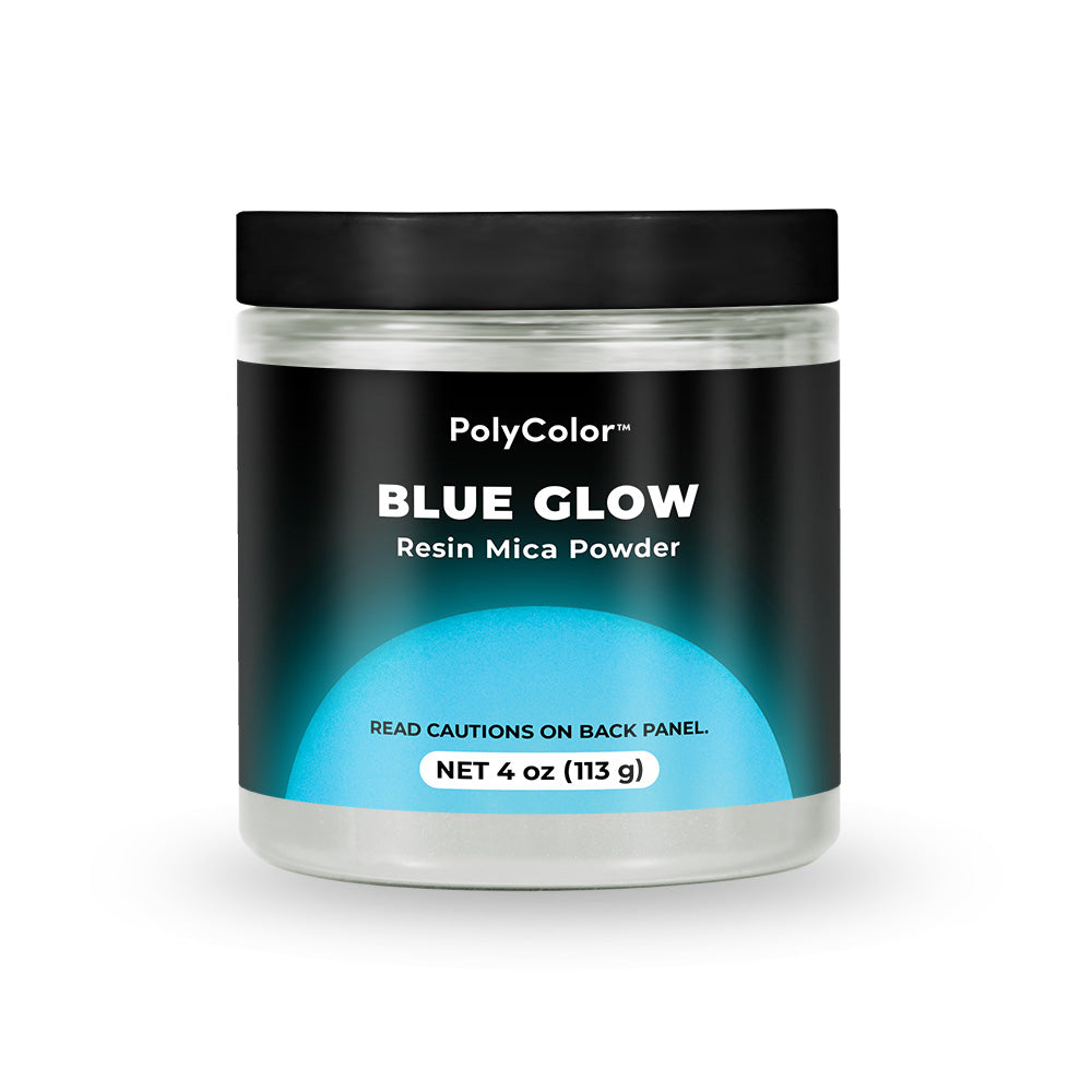 PolyColor Blue Glow Resin Mica Powder