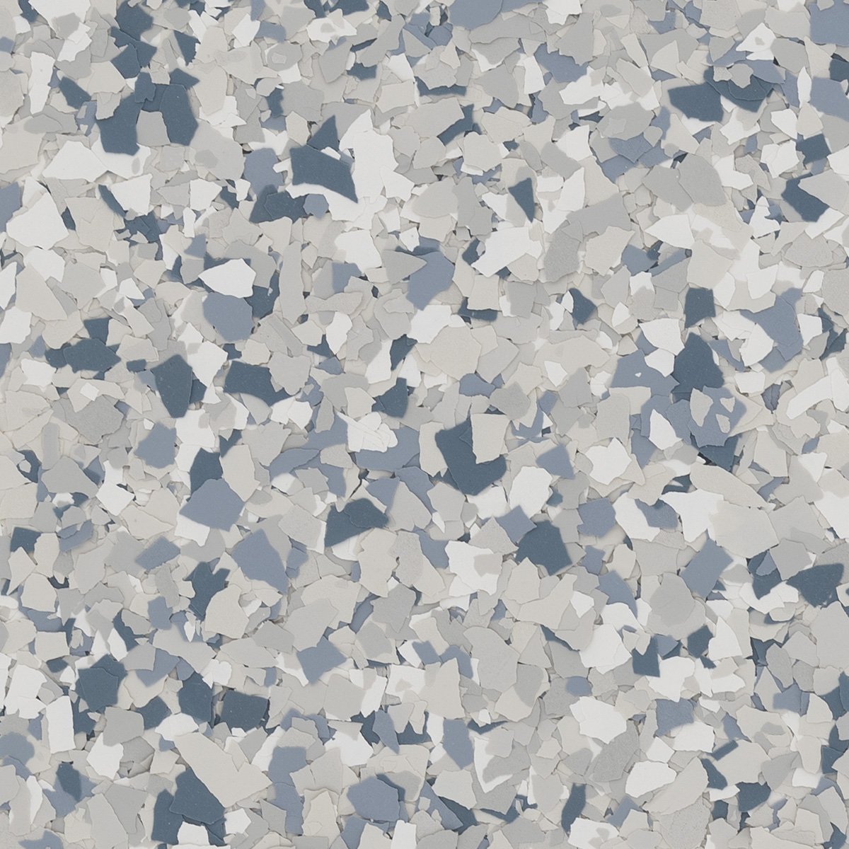 Tidal Wave Flakes - Blue, Gray, Beige, and White