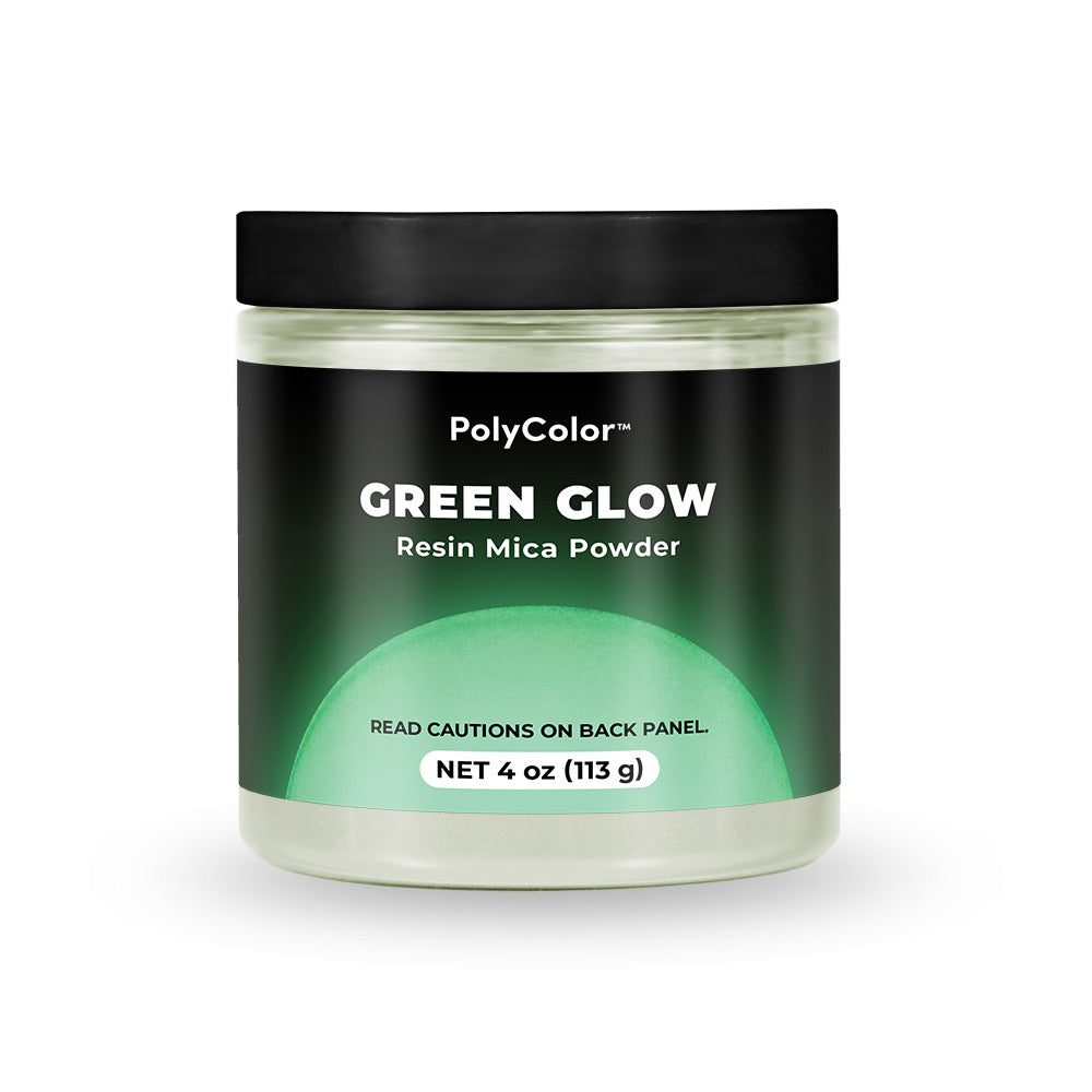 PolyColor Green Glow Resin Mica Powder