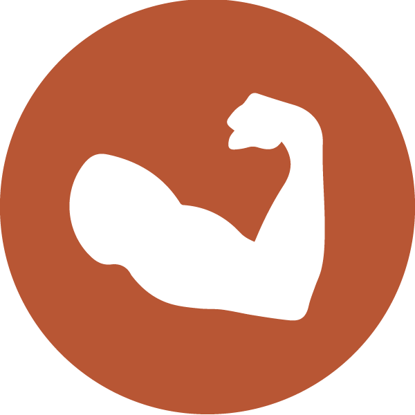 icon showing a strong arm flexing