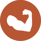 icon showing a strong arm flexing