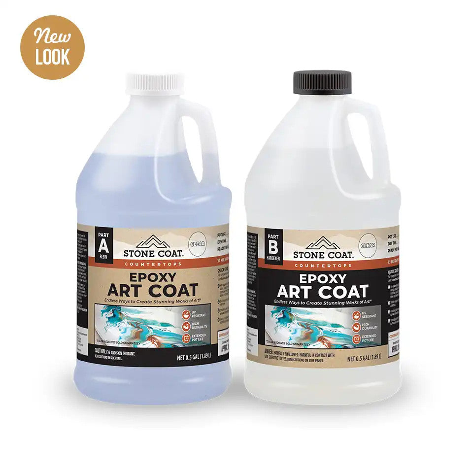 Discover Coat's Art Coat epoxy resin - the ultimate choice for UV-resistant epoxy coatings. Perfect for DIY or professional projects, this specially formulated Art Coat offers extended working time and vibrant, long-lasting color. With compatibility for v