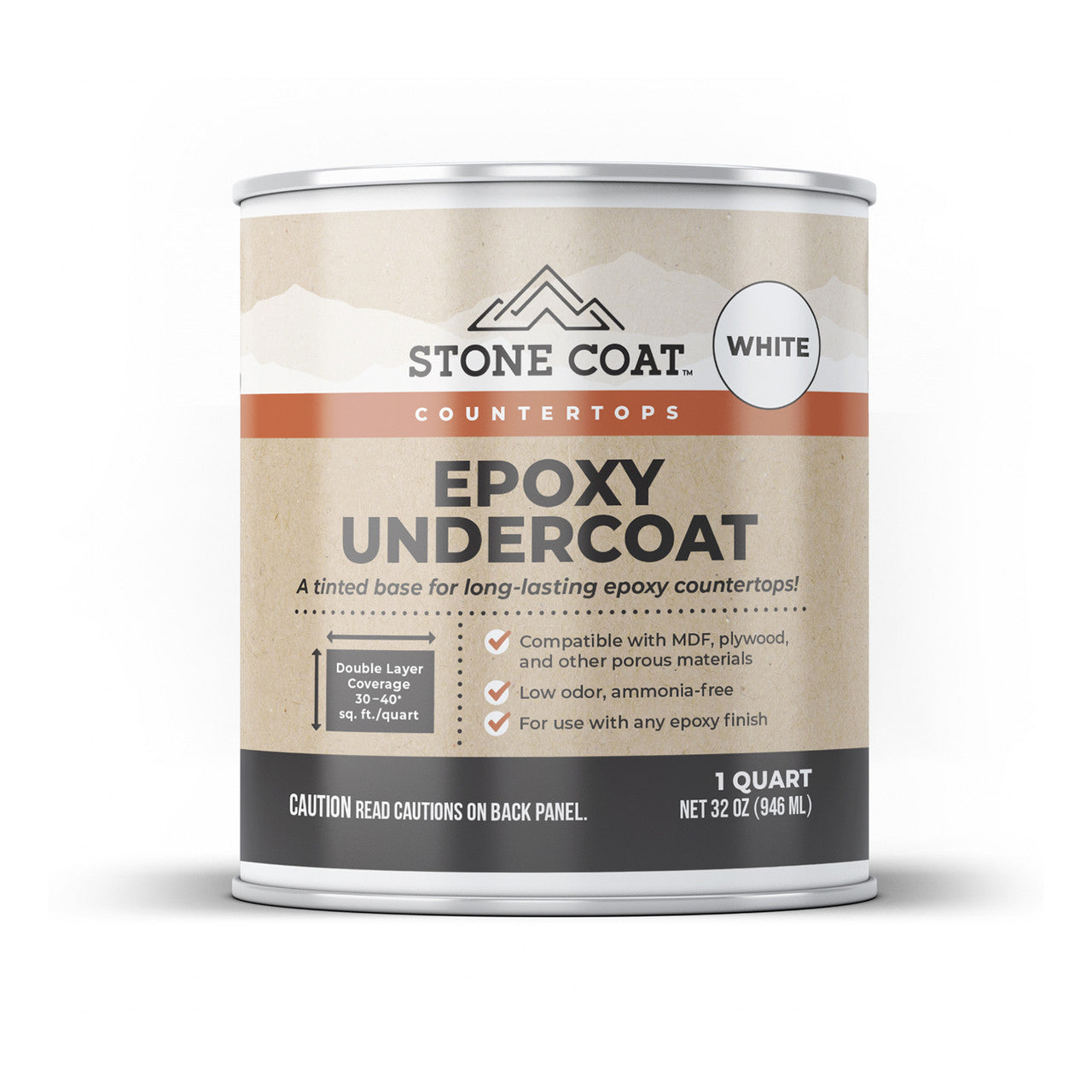 Discover Stone Coats Epoxy Undercoat, the ultimate solution for revolutionizing epoxy countertops. Our high bond, ammonia-free paint offers quick drying and low odor. Upgrade your old countertops with ease and achieve the best adhesion and outcome. Explor