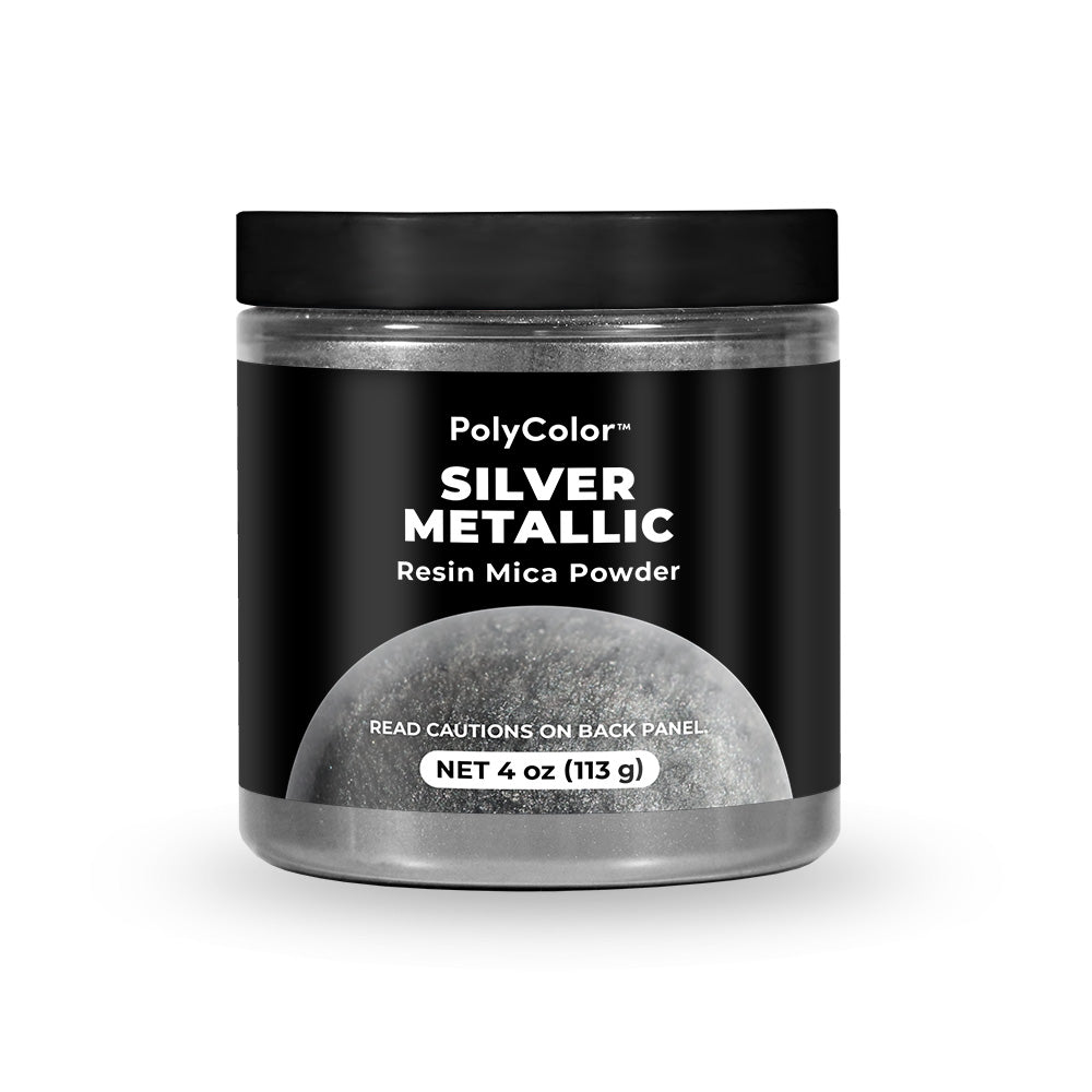 PolyColor Silver Metallic Resin Mica Powder