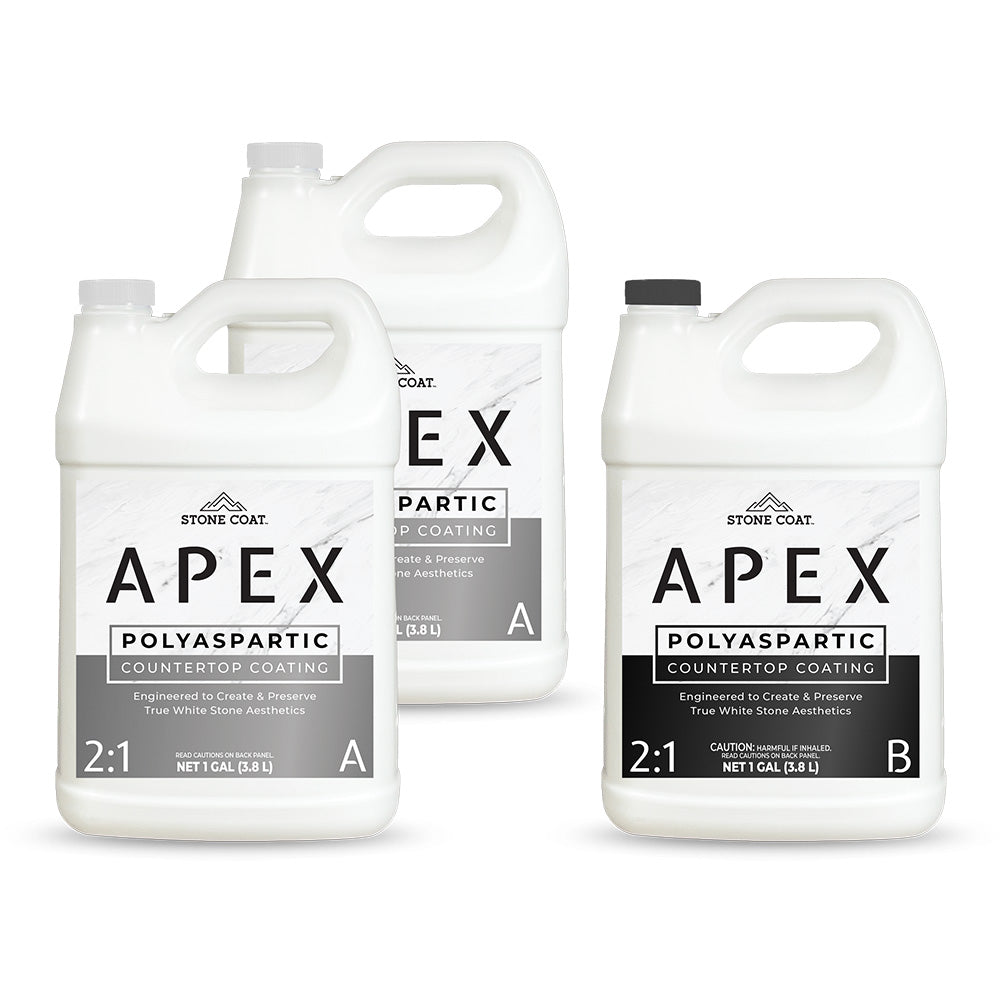 Stone Coat APEX Polyaspartic Countertop Coating 3 gallon kit