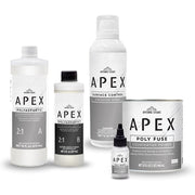 Sample Kit of Stone Coat Apex products on a white background
