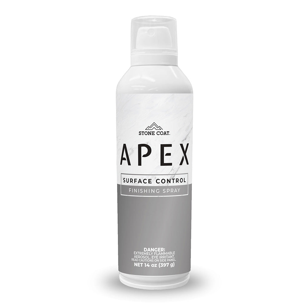 Spray can of APEX Surface Control Finishing Spray