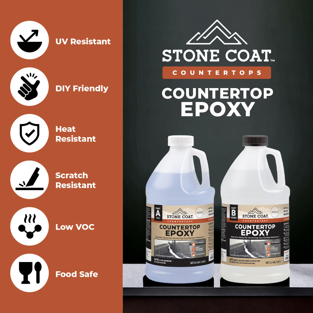 Discover the versatility of our Countertop Epoxy Gallon kits for stunning countertops and wood slab tops. Learn how to create amazing surfaces with our how-to videos. Transform your space with affordable, durable, and customizable epoxy resin options.