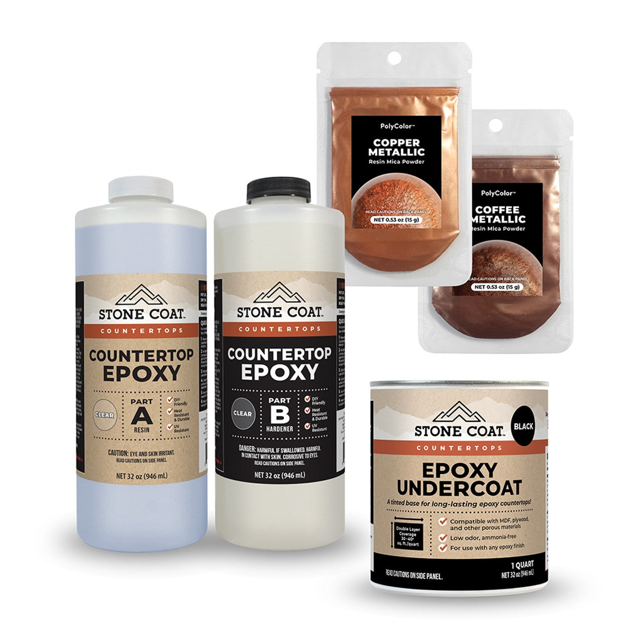 Baltic Brown 1/2 gallon countertop kit