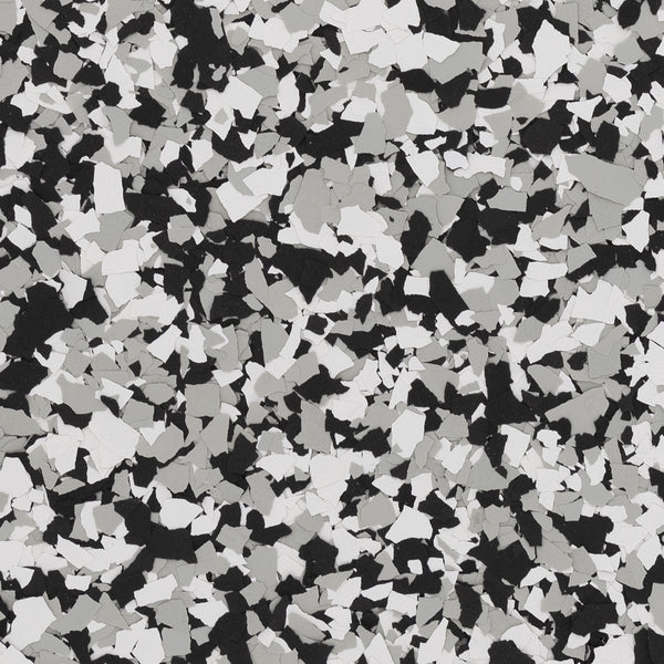 Domino Flakes - Black, Gray, and White