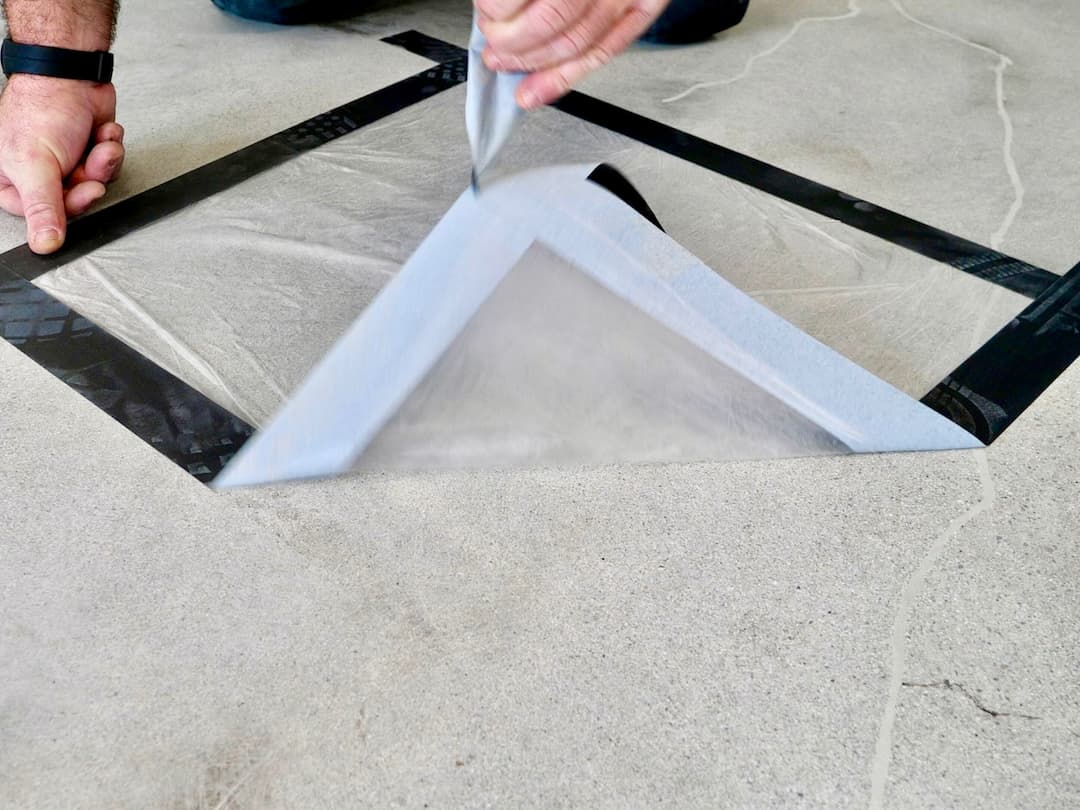 concrete floor moisture test