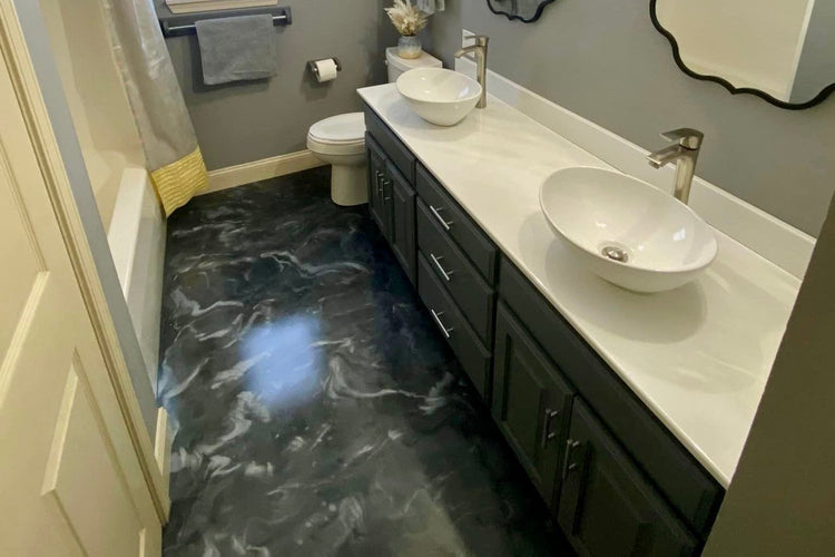 epoxy bathroom remodel